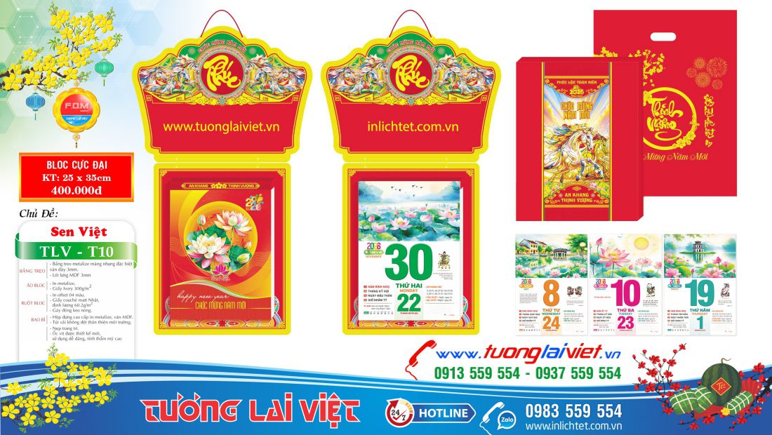 bloc cực đại 25x35 Hoa Sen
