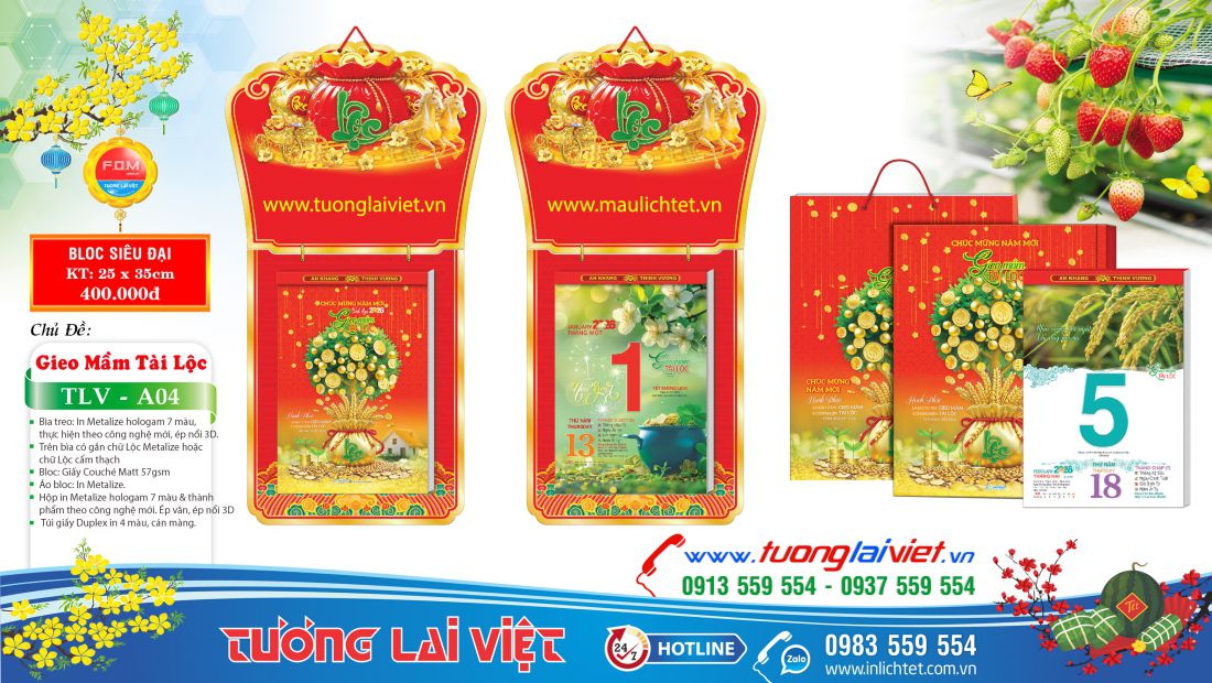 bloc cực đại 25x35 Nghệ Thuật Sống