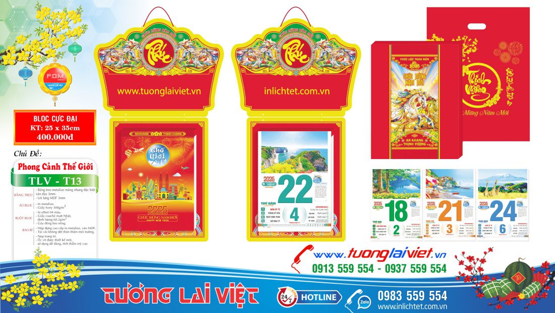 bloc cực đại 25x35 Phong Cảnh Thế Giới