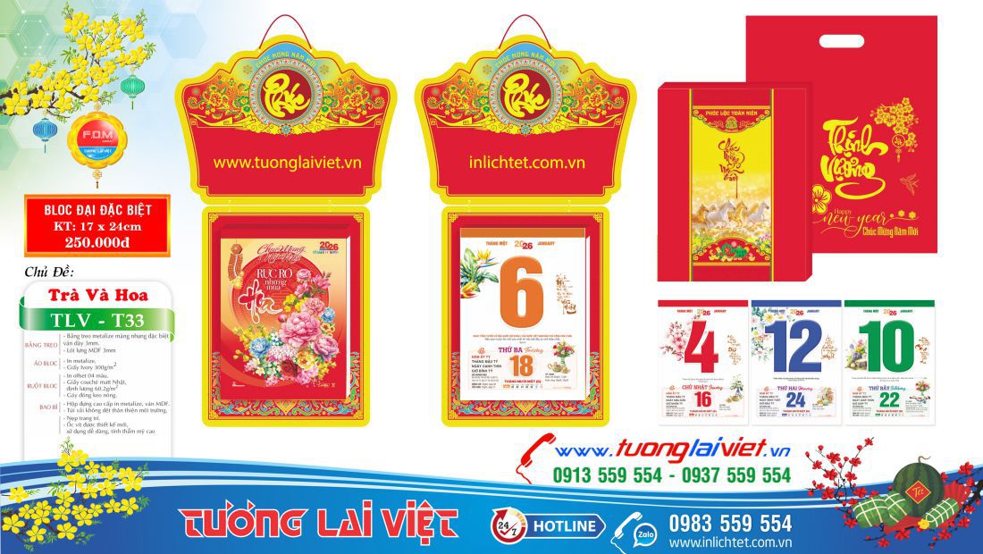 bloc đại 17x24 Tết Sum Vầy