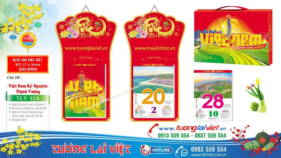 bloc đại 17x24 Thắng Cảnh Việt Nam