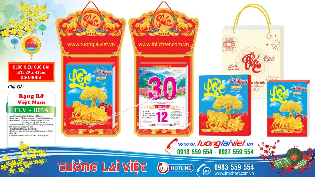 bloc siêu cực đại 30x40 Sắc Màu Việt Nam