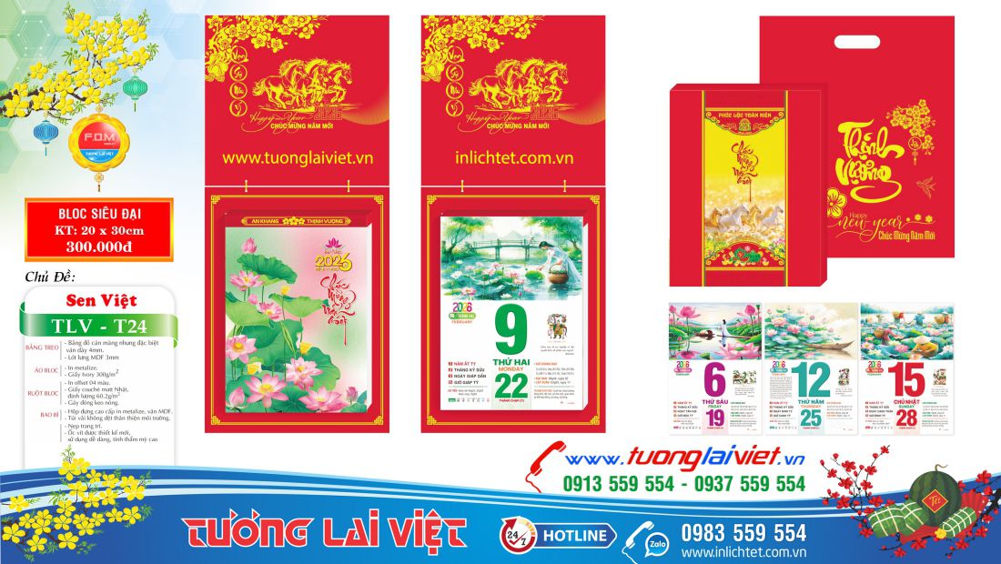 bloc siêu đại 20x30 Bìa Sơn Mài