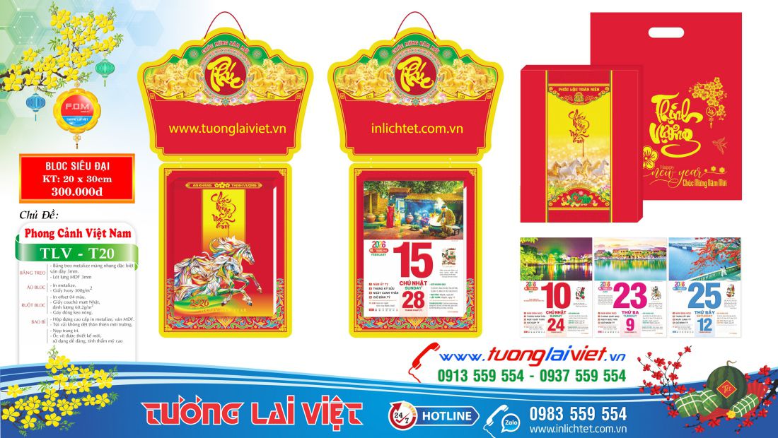 bloc siêu đại 20x30 Phong Cảnh Việt Nam