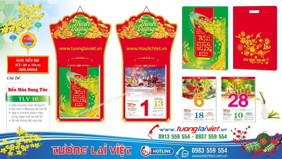 Bloc siêu đại 20x30 Thịnh Vượng Mỗi Ngày