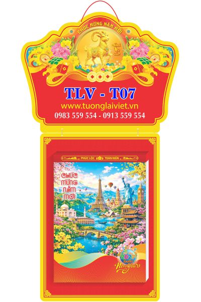 In Lịch bloc siêu cực đại 30x40 Phong Cảnh Thế Giới