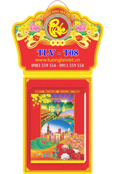 In Lịch bloc siêu cực đại 30x40 Sắc Màu Thế Giới