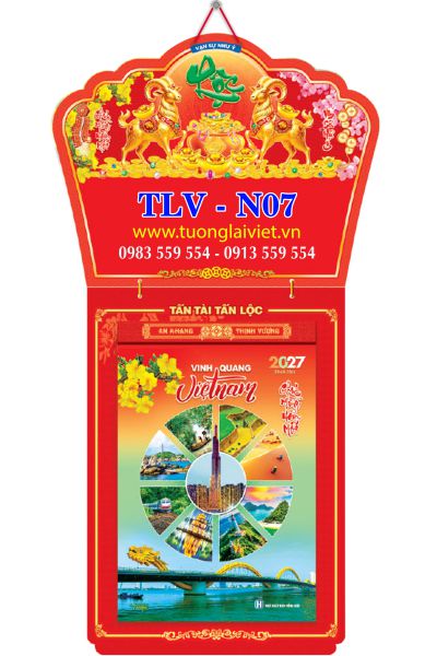 In Lịch bloc siêu đại 20x30 Vinh Quang Việt Nam