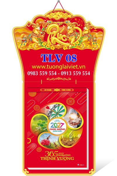 In Lịch bloc siêu đại 20x30 Xuân Thịnh Vượng
