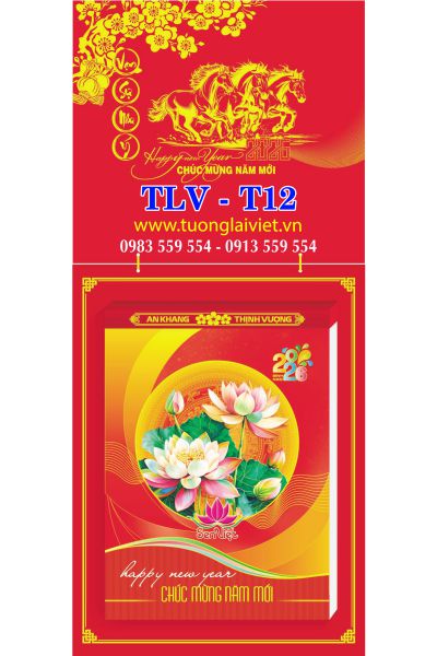 Lịch bloc cực đại 25x35 Bìa Sơn Mài