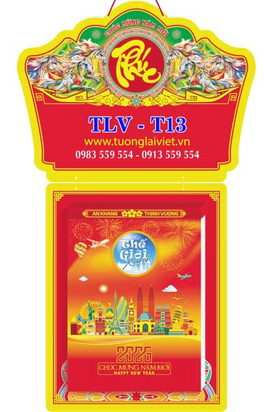 Lịch bloc cực đại 25x35 Phong Cảnh Thế Giới