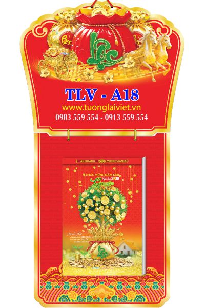 Lịch bloc đại 17x24 Chữ Cẩm Thạch