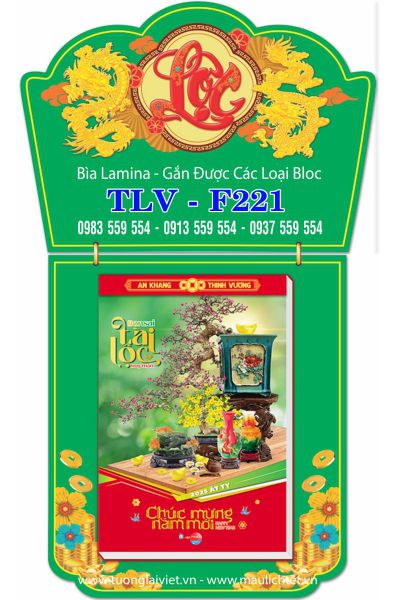 Lịch bloc laminate Khánh Xanh Lá