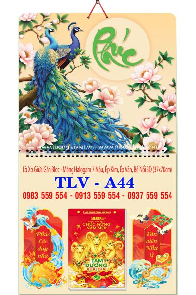 Lịch bloc lò xo giữa Xuân Đại Cát