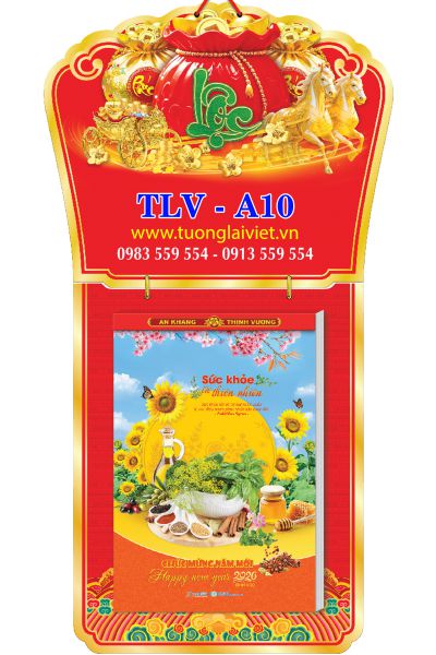 Lịch bloc siêu đại 20x30 Cây Thuốc Sức Khỏe