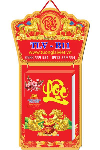 Lịch bloc siêu đại 20x30 Phúc Phong Thủy